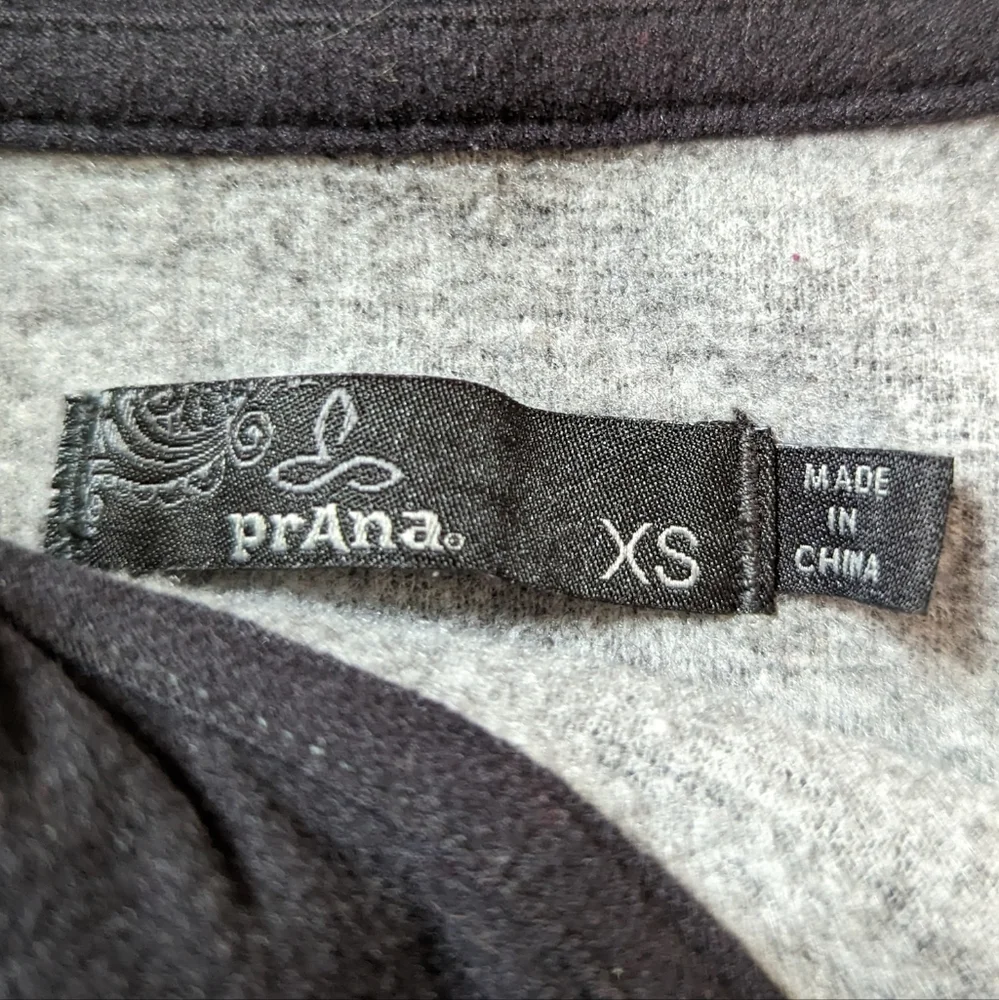 PrAna Women's Brandie Sweater Charcoal Grey Heather Wool Blend - Picture 4 of 6